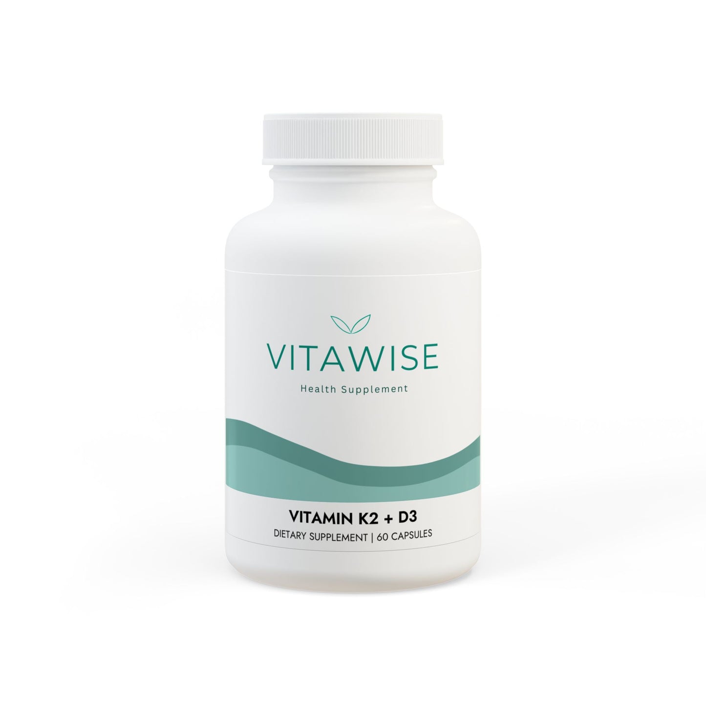 Vitamin K2 + D3 Supplement (60 Capsules)