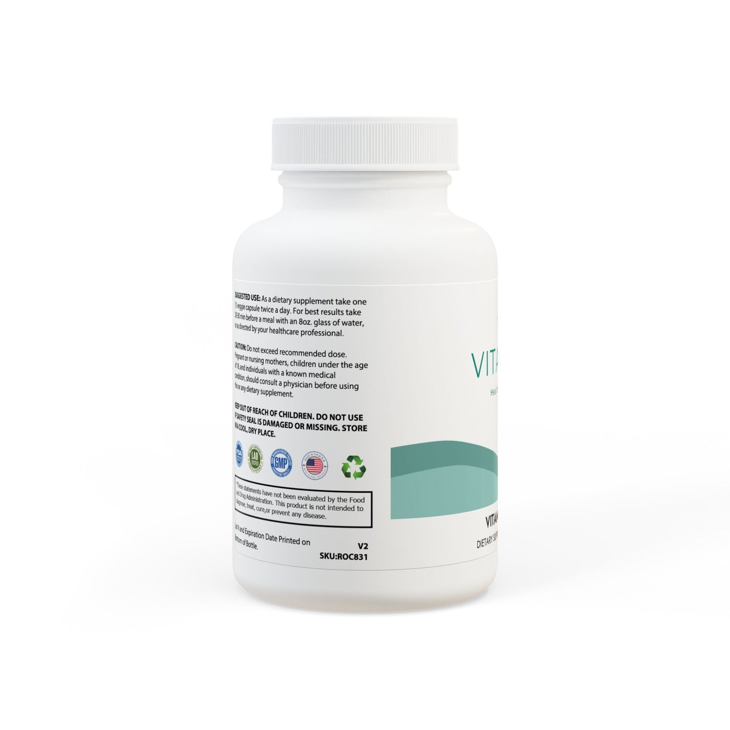 Vitamin K2 + D3 Supplement (60 Capsules)