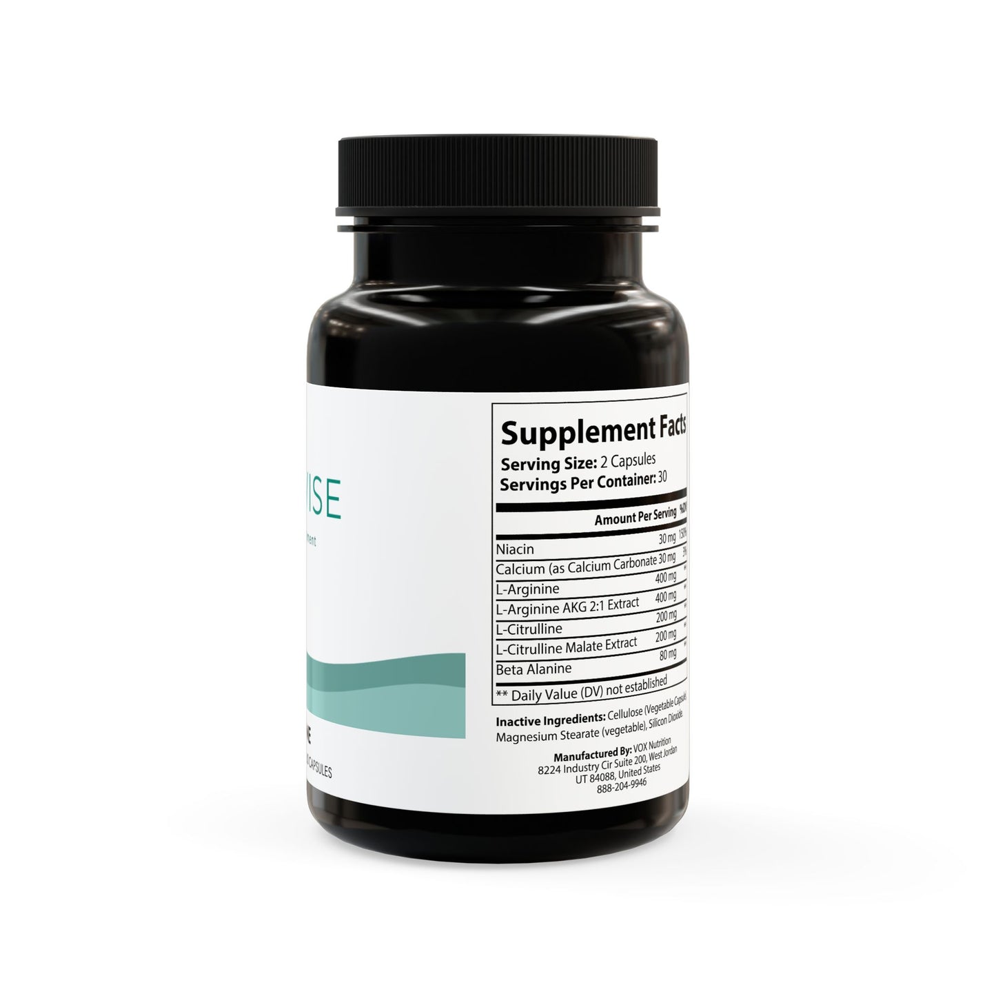 L-Arginine Supplement (60 Capsules)