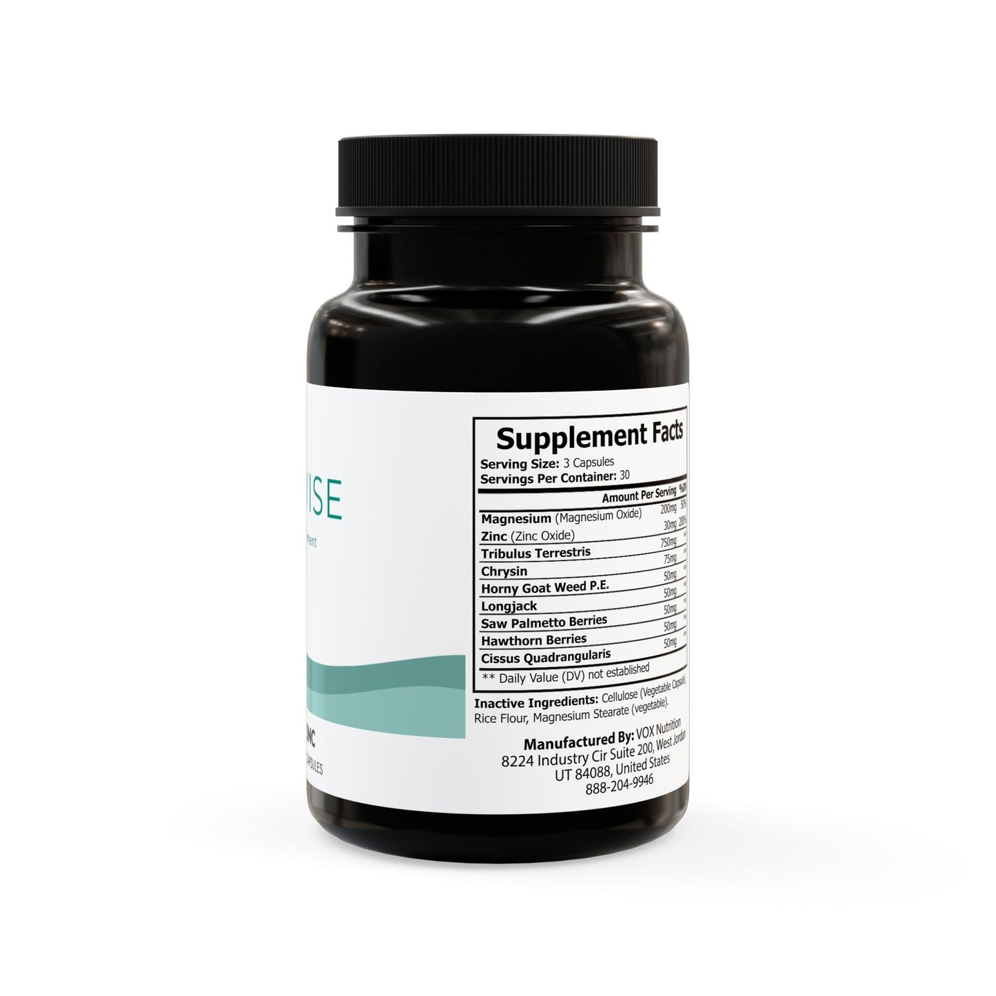 Magnesium Zinc Supplement (90 Capsules)