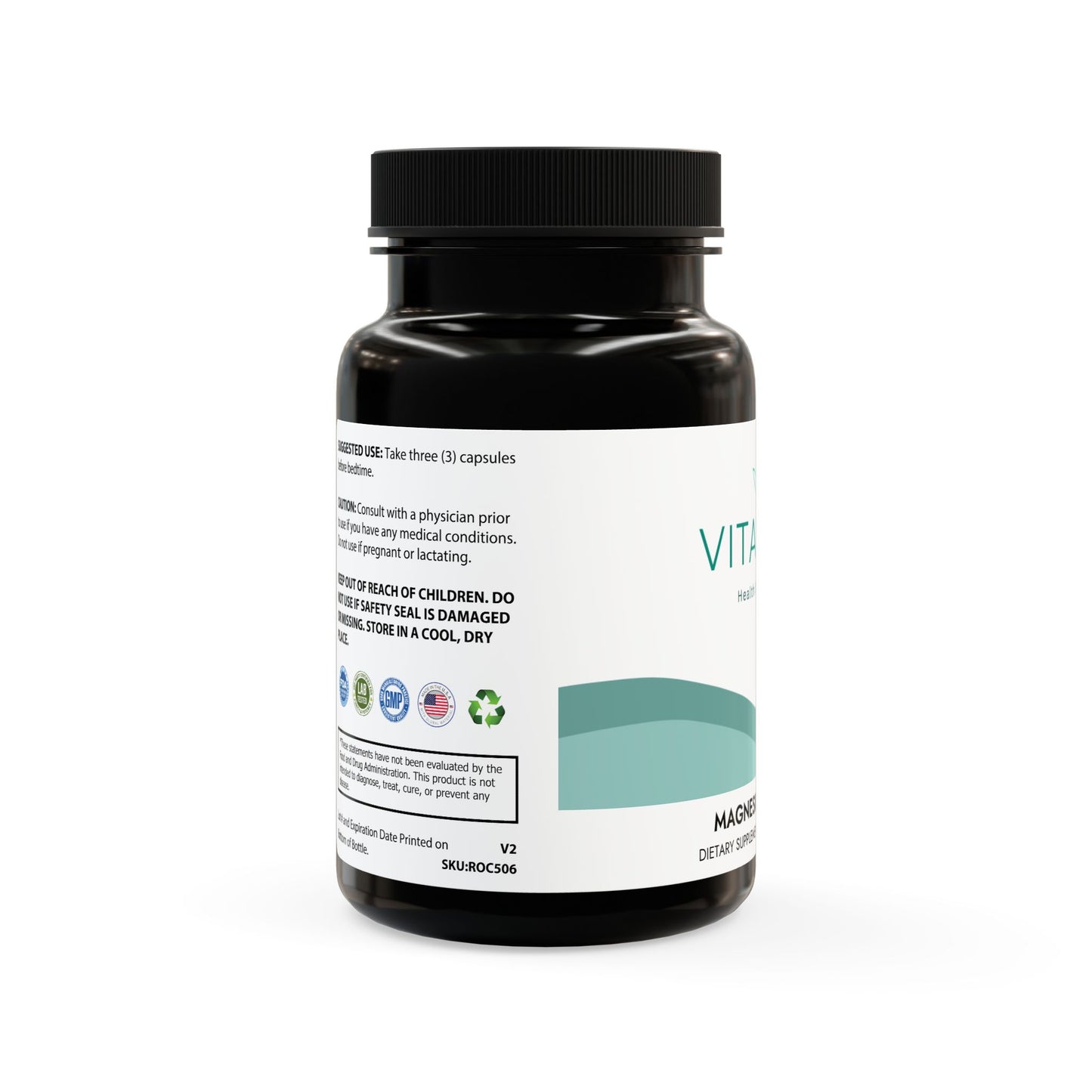 Magnesium Zinc Supplement (90 Capsules)