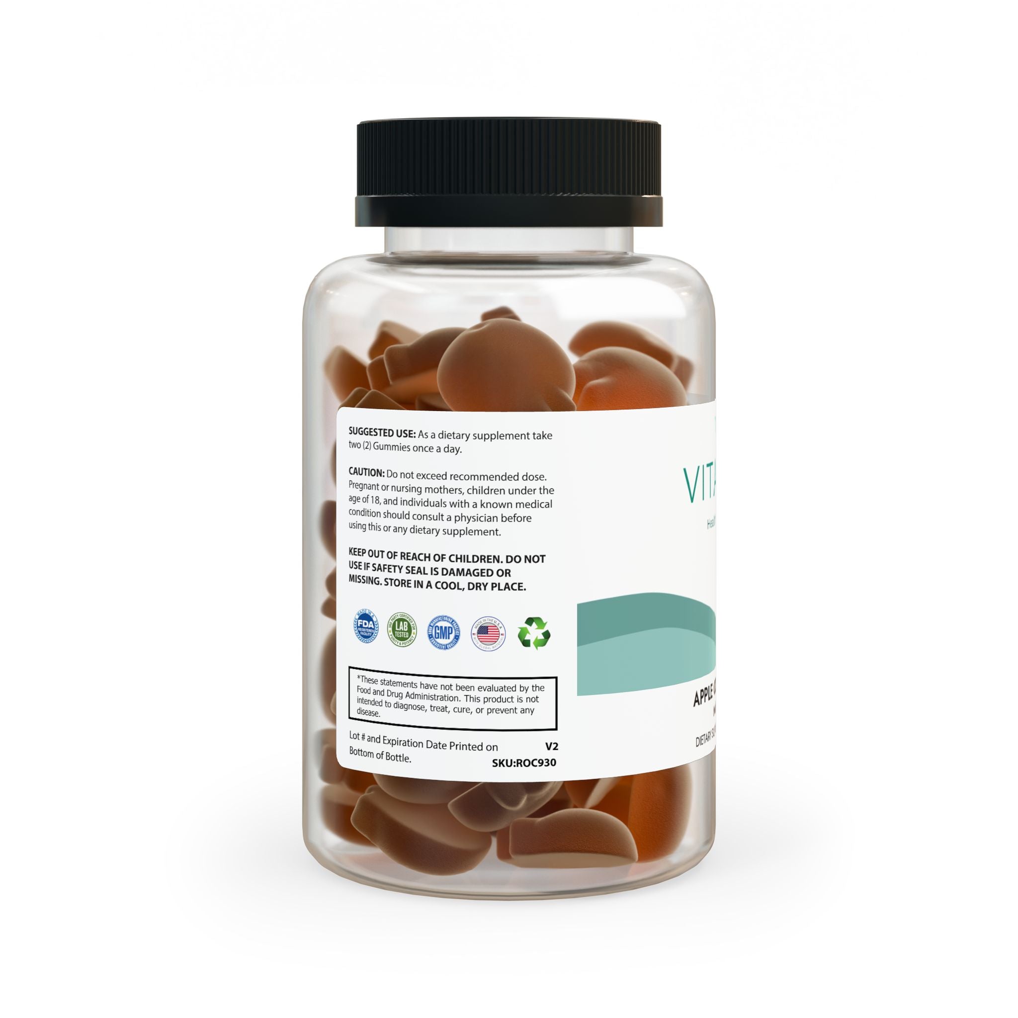 Apple Cider Vinegar Gummies (60 Gummies)