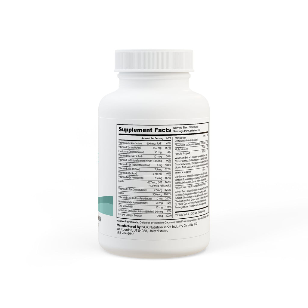 Multivitamin for Women Supplement (60 Capsules)