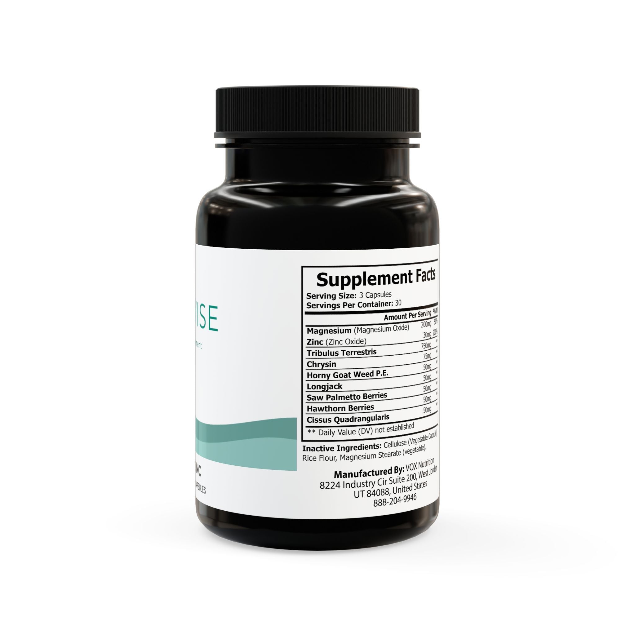 Magnesium Zinc Supplement (90 Capsules)